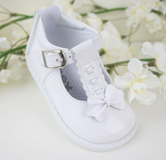 Anastasia Shoe White Patent - Daydream Babywear