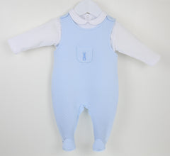 Bunny Dungaree Outfit Blue