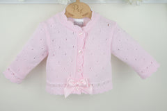 Miranda Baby Cardigan Pink - Daydream Babywear