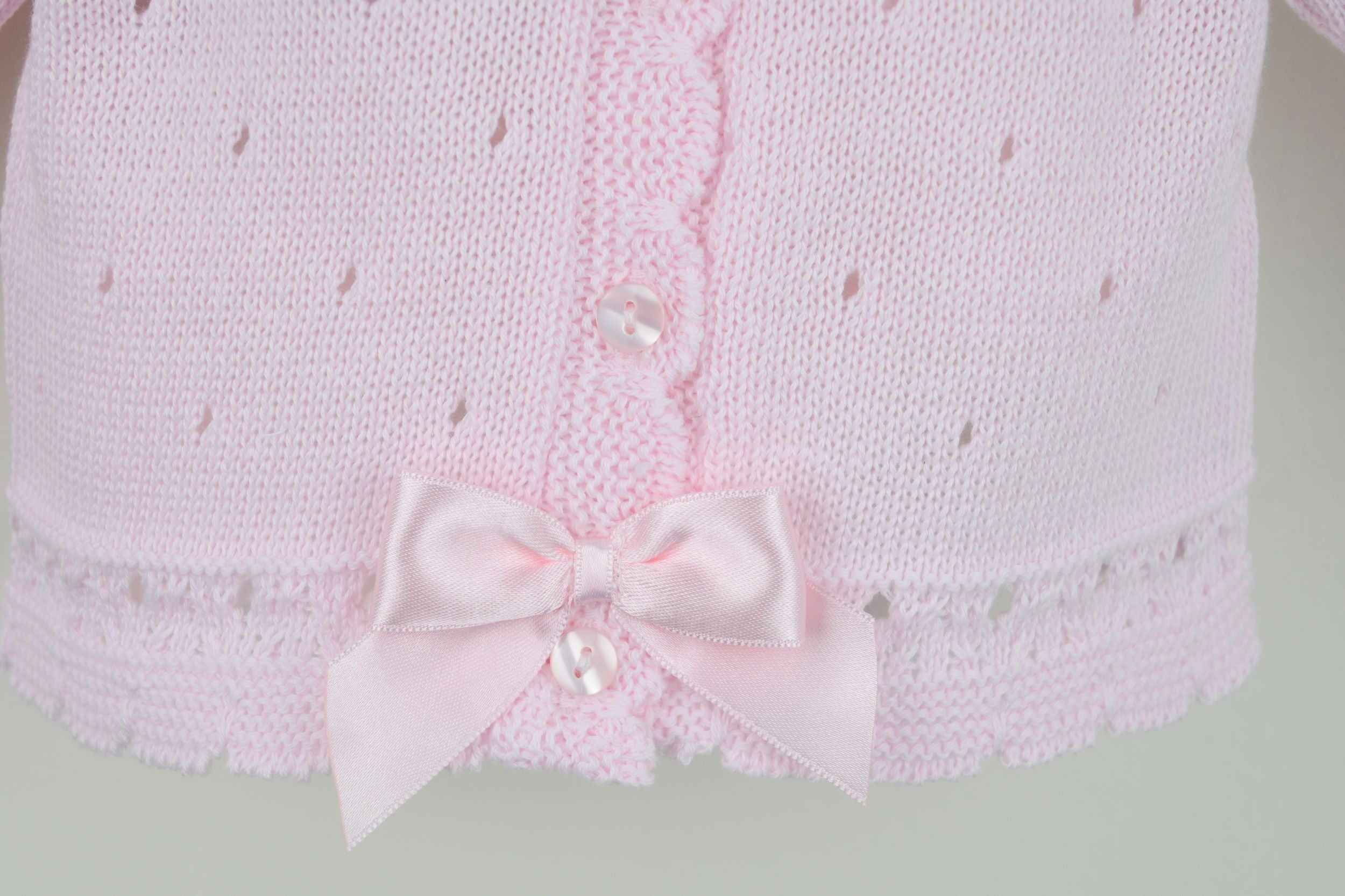 Miranda Baby Cardigan Pink - Daydream Babywear