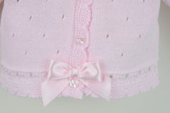 Miranda Baby Cardigan Pink - Daydream Babywear