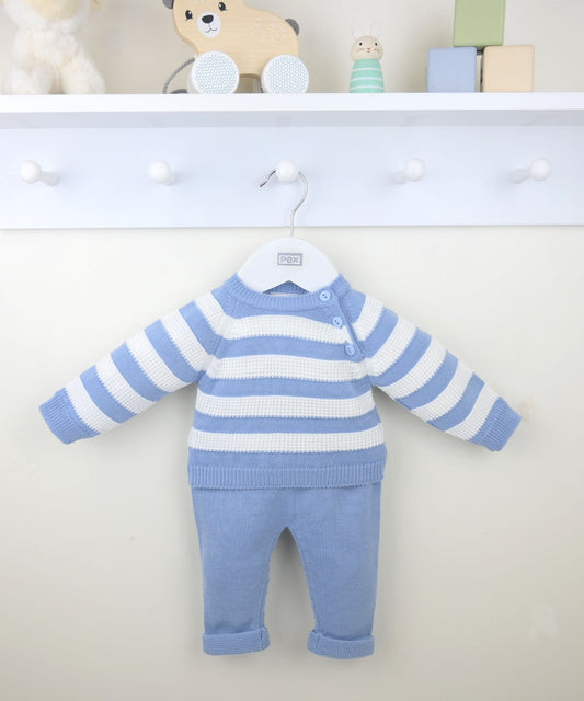 Frankie Suit Dusky Blue