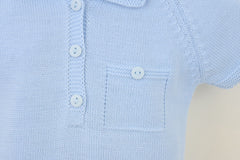 Bradley Romper Blue