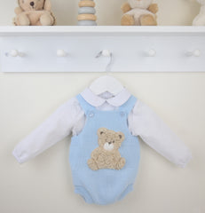 Boys Bear Outfit Blue
