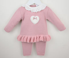 Cecily Trouser Suit Dusky Pink