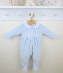Albert Baby Sleepsuit Blue