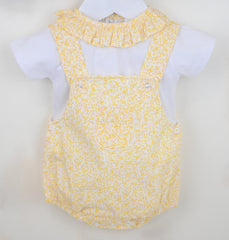 Muriel Dungaree Suit Yellow