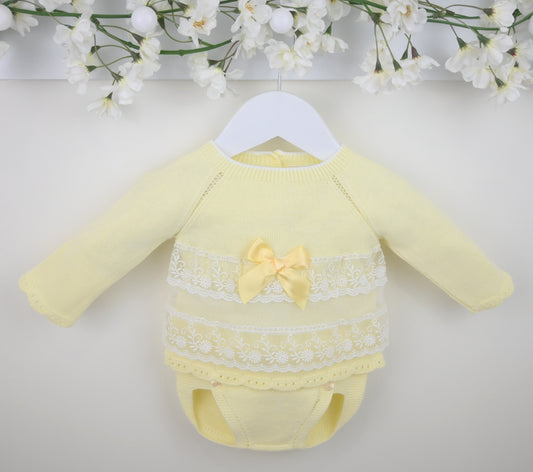 Arianna Pants Suit Lemon