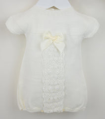 Lara Romper Ivory