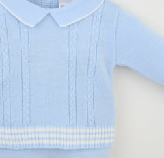 Mario Trouser Suit Blue