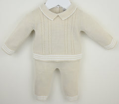 Mario Trouser Suit Natural