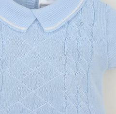 Luca Shorts Suit Blue