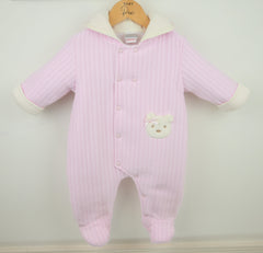 Bear Snowsuit Pink