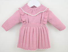 Caterina Pinafore Set Dusky Pink