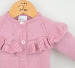 Aria Cardigan Dusky Pink