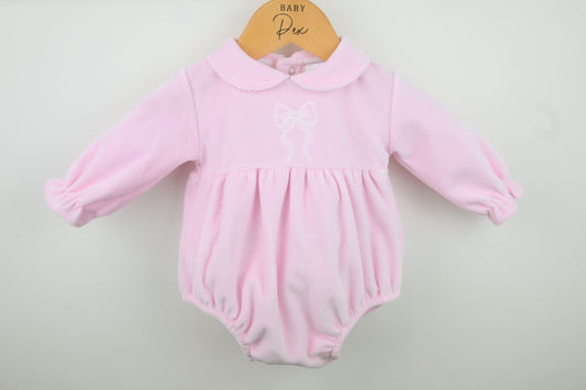Hallie Romper Pink