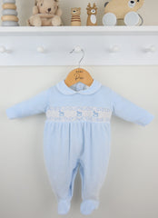Rocking Horse Sleepsuit Blue