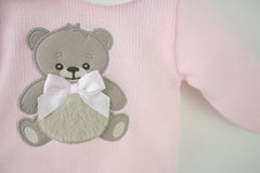 Girls Teddy Suit Pink