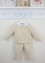 Marcus Trouser Suit Natural