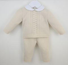 Marcus Trouser Suit Natural