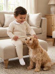 Marcus Trouser Suit Natural