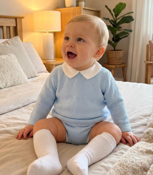 Benson Pants Suit Blue