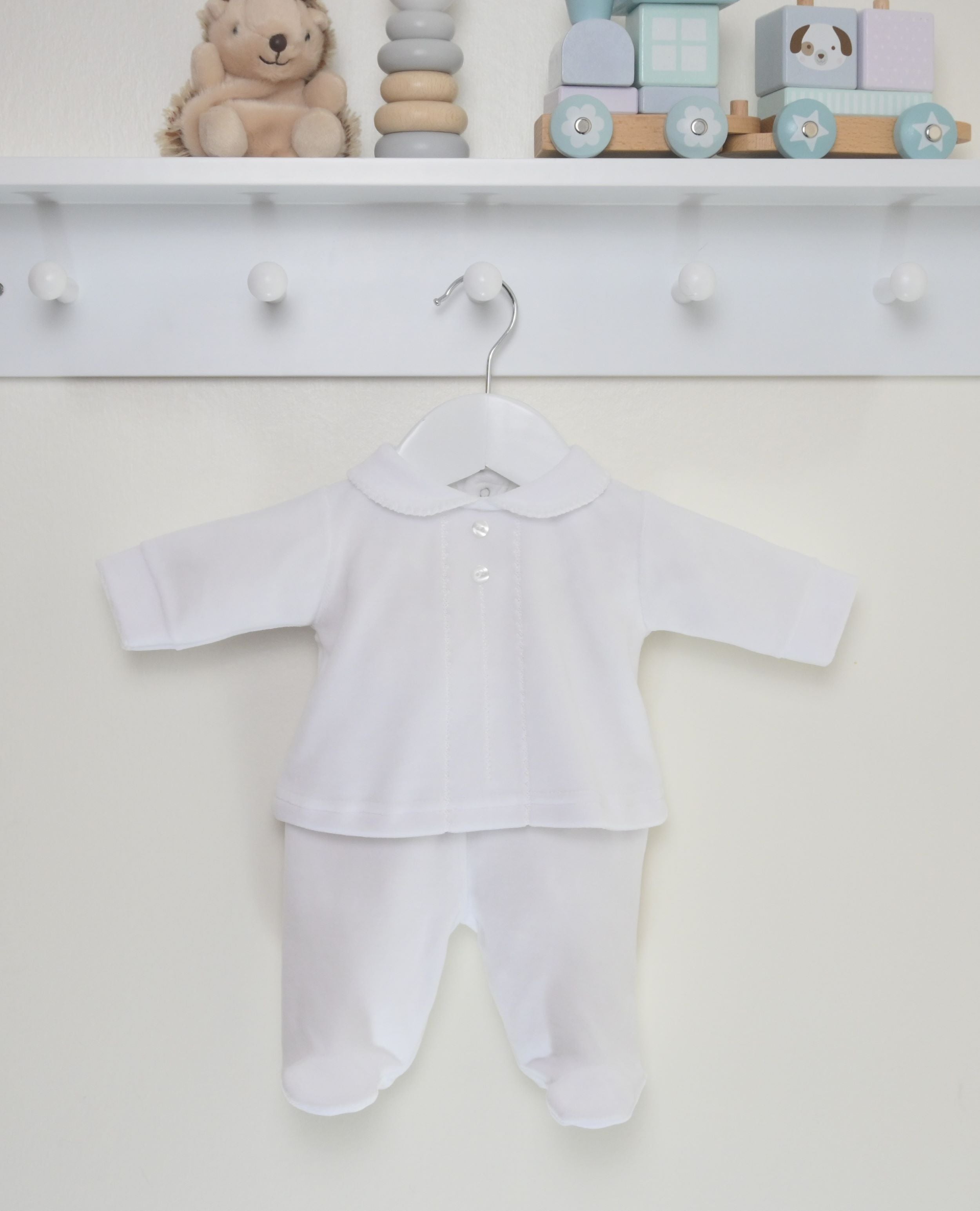 Classic Pyjamas White - Daydream Babywear