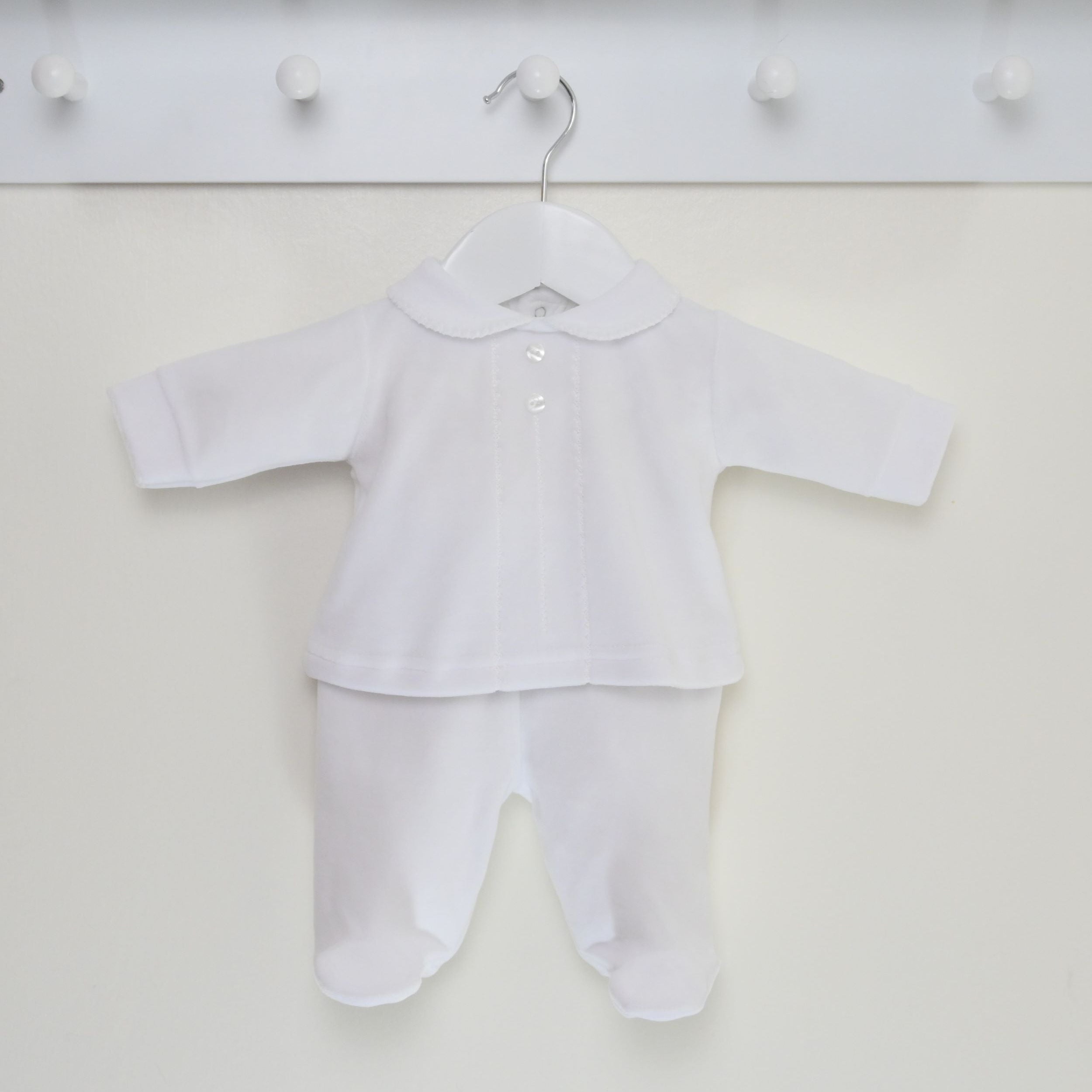 Classic Pyjamas White - Daydream Babywear