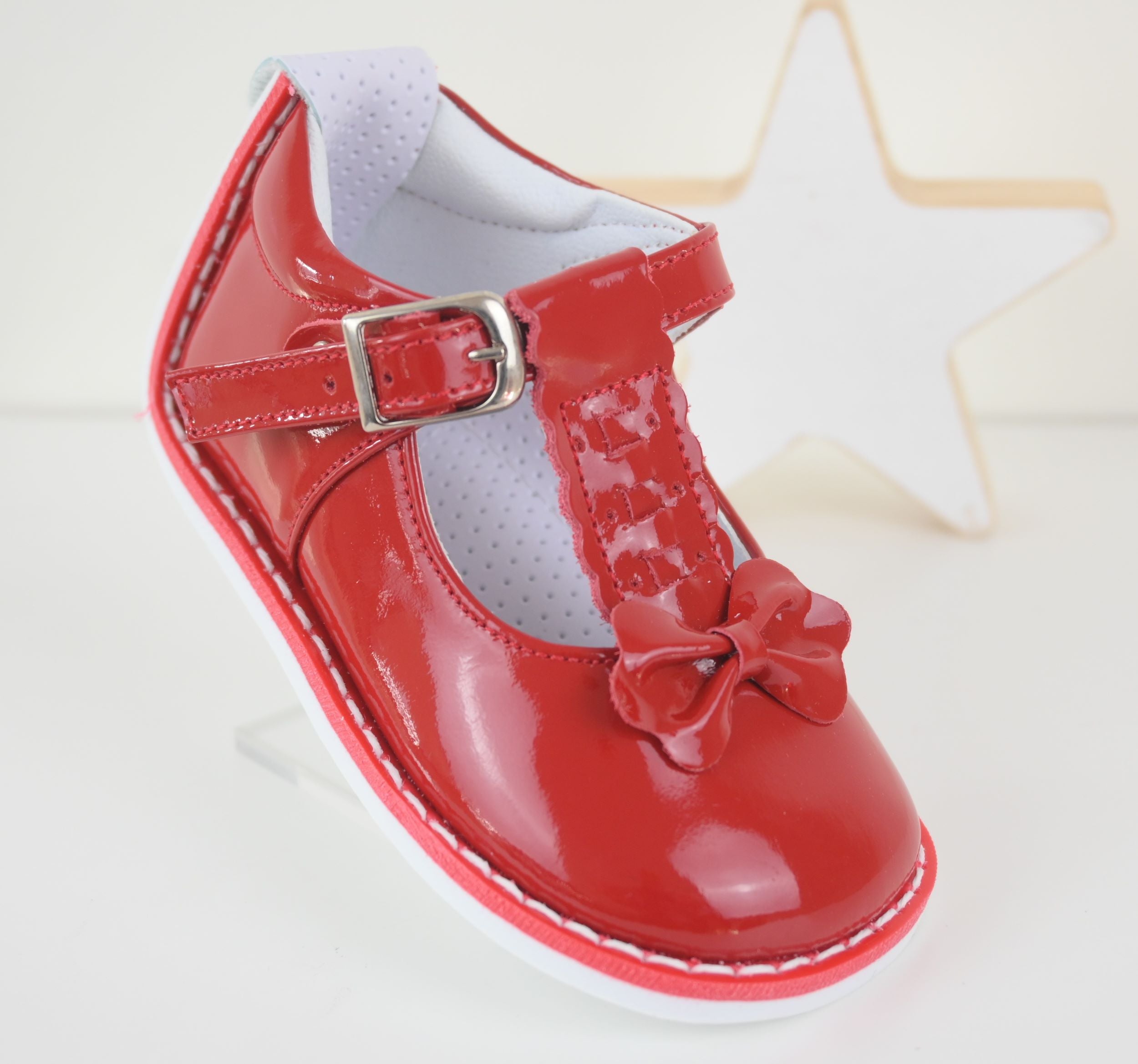 Anastasia Shoe Red Patent - Daydream Babywear