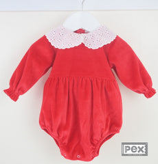 Nova Baby Romper Red