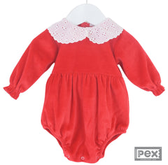 Nova Baby Romper Red