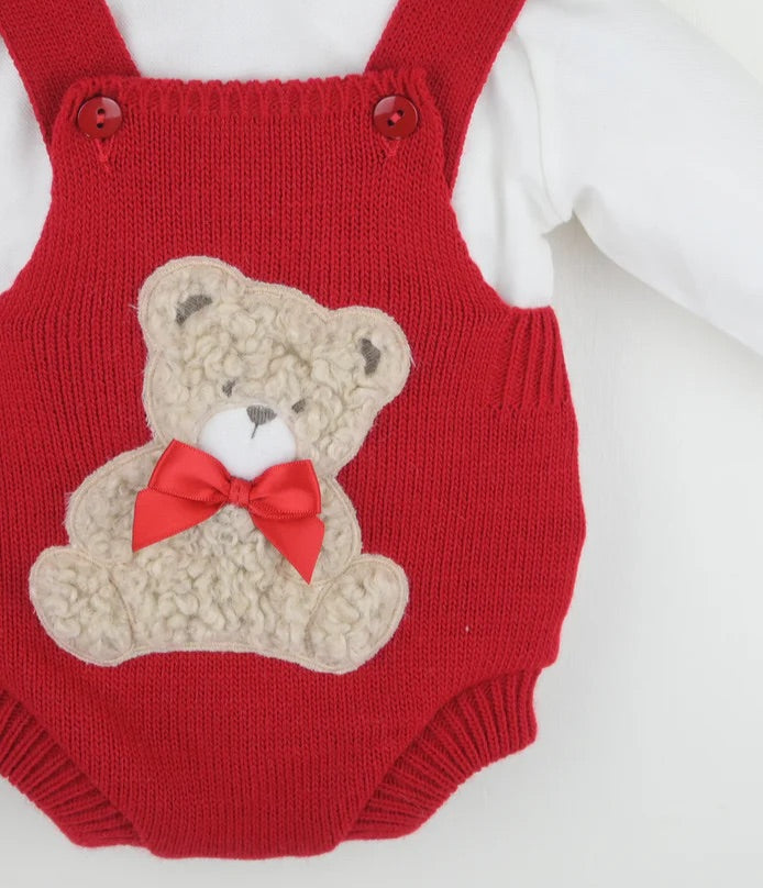 Bear Outfit Red - Daydream Babywear