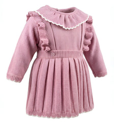 Caterina Pinafore Set Dusky Pink