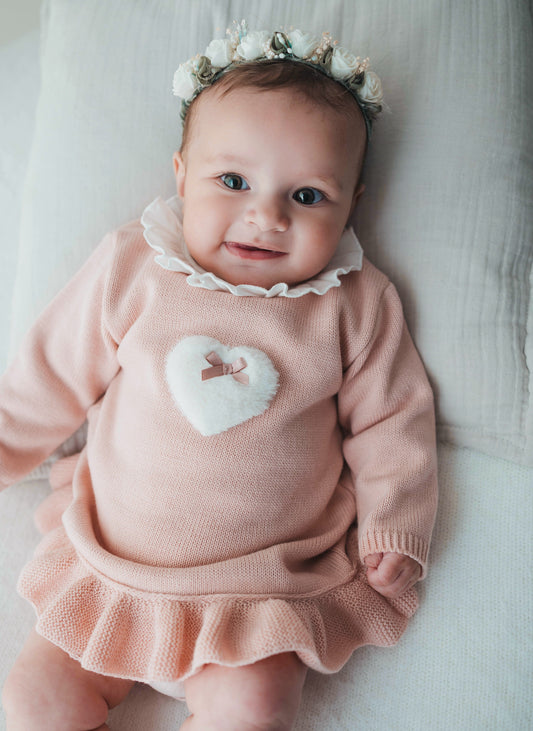 Cecily Dress Dusky Pink