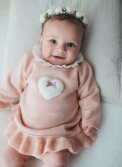 Cecily Dress Dusky Pink