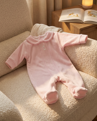 Classic Baby Sleepsuit Pink