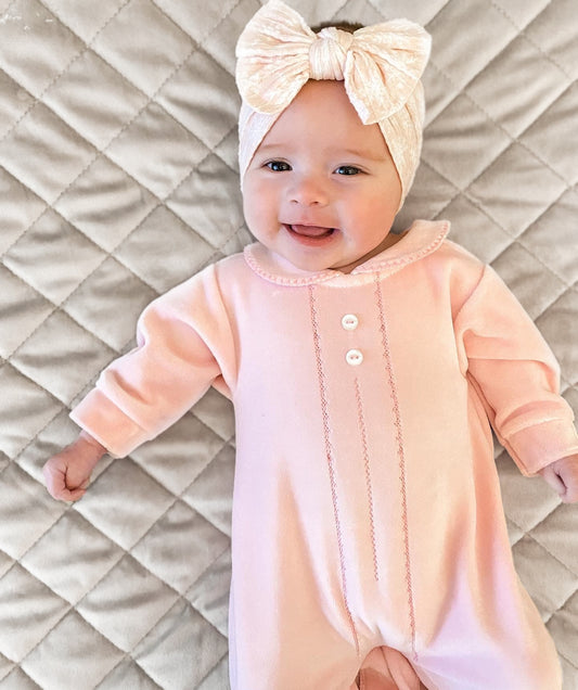 Classic Baby Sleepsuit Pink