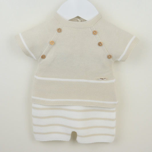 Casper Shorts Suit Natural