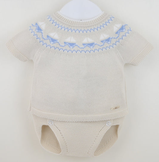 Otto Pants Suit Natural - Daydream Babywear