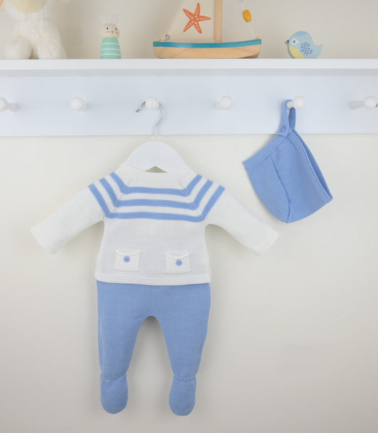Calvin Suit Blue - Daydream Babywear