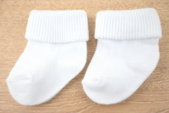 Baby Turn Over Top Socks 2 Pack