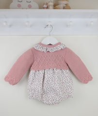 Leah Romper Dusky Pink