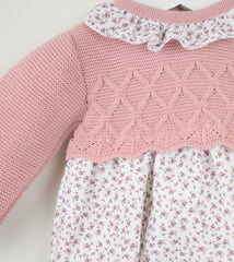 Leah Romper Dusky Pink