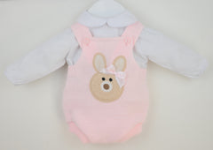 Girls Bunny Outfit Pale Pink