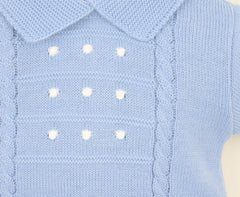 Thomas Shorts Suit Dusky Blue