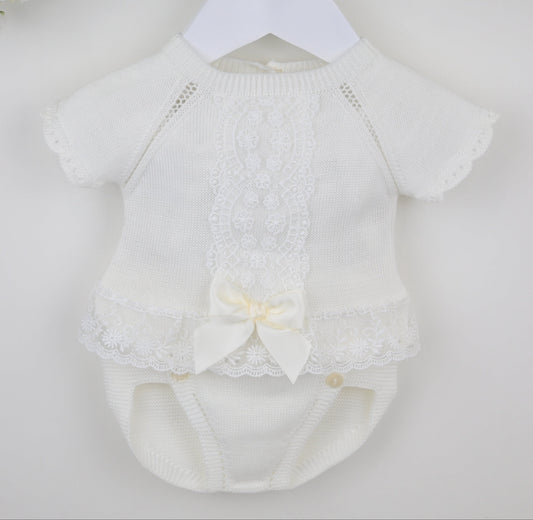 Lara Pants Suit Ivory