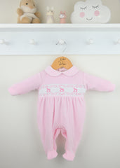 Rocking Horse Sleepsuit Pink