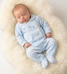 George Sleepsuit Blue