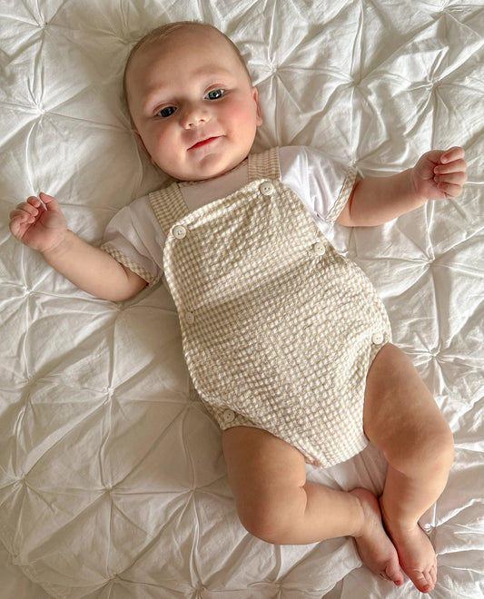 Gingham Suit Natural