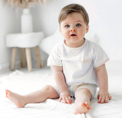 Gingham Shorts Suit Natural